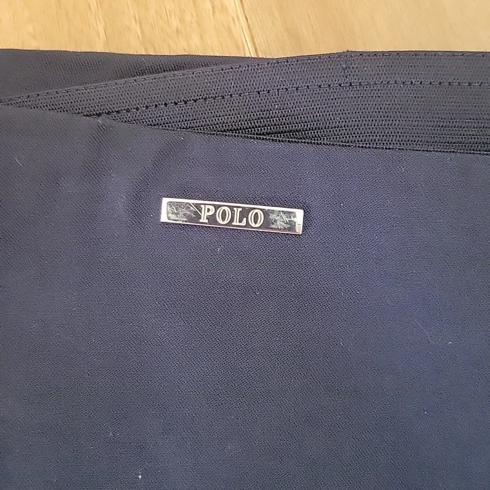 Polo Ralph Lauren Navy Stretch Pull On Style Dress Pant Zip Ankle‎ 8